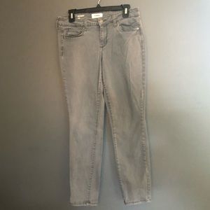 Sonoma Goods For Life® Sateen Pants - Skinny - Size 10 - Gray Color